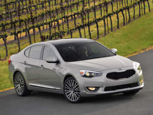 Caption: Stylish Elegance With The Kia Cadenza Wallpaper