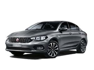 Caption: Stylish Fiat Tipo Sedan On The Road Wallpaper