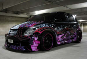 Caption: Stylish Modified Sports Car Wallpaper