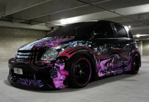 Caption: Stylish Modified Sports Car Wallpaper