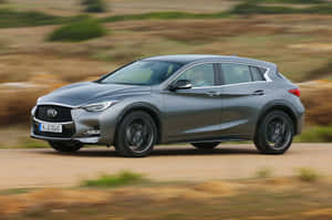 Caption: Sublime Elegance - Infiniti Qx30 In Natural. Wallpaper