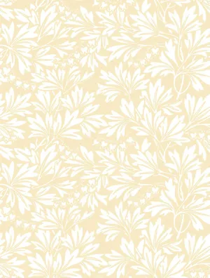 Caption: Subtle Elegance: Conventional Light Yellow Wall Art Wallpaper