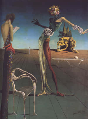 Caption: Surrealistic Mastery - The Art Of Dali Wallpaper