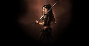 Caption: Swords At The Ready - 47 Ronin In Battle Wallpaper