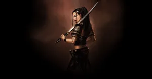 Caption: Swords At The Ready - 47 Ronin In Battle Wallpaper