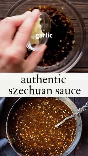 Caption: Tangy And Delicious Szechuan Sauce Wallpaper