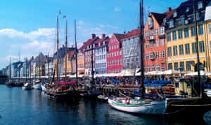 Caption: The Aerial View Of Malmö City, Sweden Wallpaper