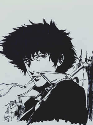 Caption: The Bounty Hunter, Spike Spiegel Wallpaper
