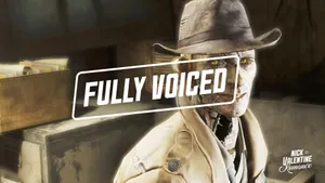 Caption: The Elusive Detective Nick Valentine Wallpaper