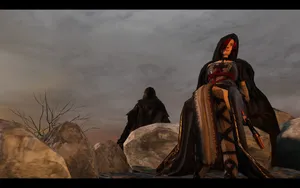 Caption: The Emerald Herald Welcomes You In The World Of Dark Souls Wallpaper