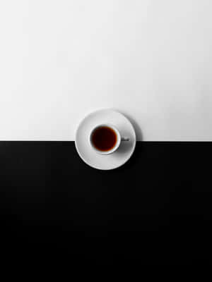 Caption: The Essence Of Minimalist Coffee Wallpaper