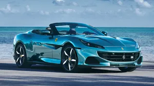Caption: The Exhilarating Ferrari Portofino In Its Full Glory Wallpaper