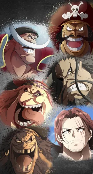 Caption: The Four Emperors Of The Sea Wallpaper