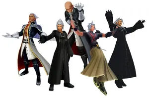 Caption: The Imposing Xehanort Unleashed In Kingdom Hearts Wallpaper