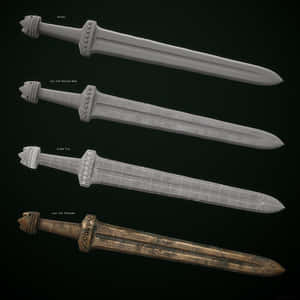 Caption: The Legendary Excalibur Sword In Stone Wallpaper