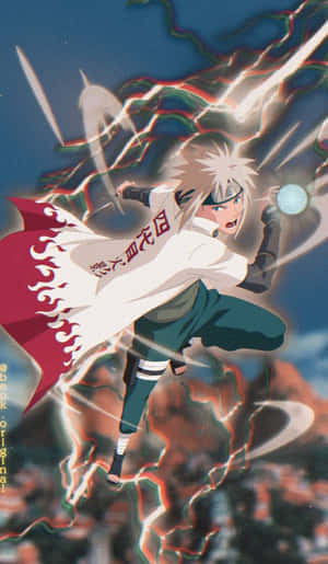 Caption: The Legendary Fourth Hokage Minato Namikaze At His Best Wallpaper
