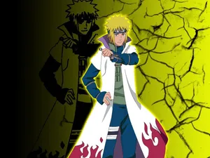 Caption: The Legendary Fourth Hokage, Minato Namikaze Wallpaper