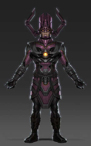 Caption: The Mighty Galactus Looming Over A Planet Wallpaper