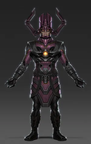 Caption: The Mighty Galactus Looming Over A Planet Wallpaper