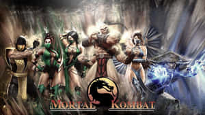 Caption: The Mighty Goro In Mortal Kombat Wallpaper