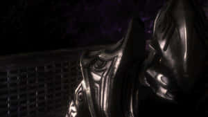 Caption: The Mighty Halo Arbiter In Action Wallpaper