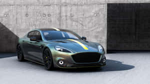 Caption: The Timeless Elegance Of Aston Martin Rapide S Wallpaper