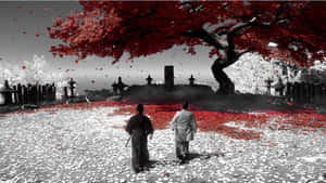 Caption: The Tranquil Beauty Of Feudal Japan Wallpaper