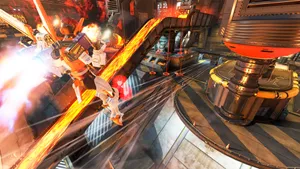 Caption: Thrilling Encounter In Apex Legends Season 10 Wallpaper