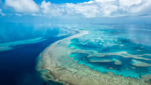 Caption: Tranquil Beauty Of The Vast 4k Ocean Wallpaper