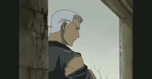 Caption: Tsume, The Bold And Ferocious Wolf From Wolf's Rain Wallpaper