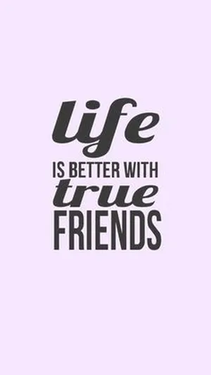 Caption: Unbreakable Bond - Friendship Is Life Wallpaper