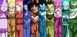 Caption: Universe 6's Powerful Warriors In Dragon Ball Super Wallpaper