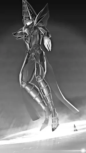 Caption: Unleashing The Power Of Dark Magician Wallpaper