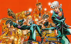 Caption: Vento Aureo - Jojo's Bizarre Adventure: Golden Wind Wallpaper