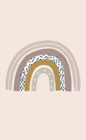 Caption: Vibrant Boho Pastel Décor Inspiration Wallpaper