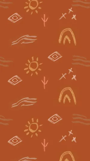 Caption: Vibrant Boho Pastel Wallpaper Wallpaper