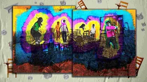 Caption: Vibrant Filipino Folk Art Wallpaper