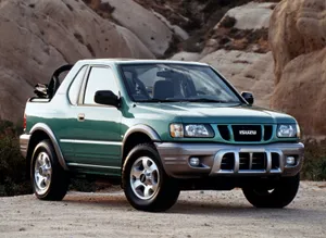 Caption: Vintage Isuzu Amigo On An Adventure Drive Wallpaper