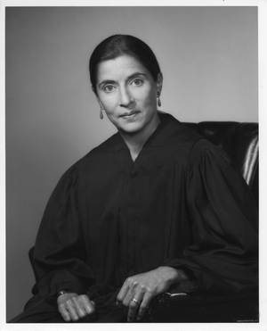 Caption: Vintage Photograph Of Ruth Bader Ginsburg Wallpaper