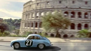 Caption: Vintage Porsche 356 In Pristine Condition Wallpaper