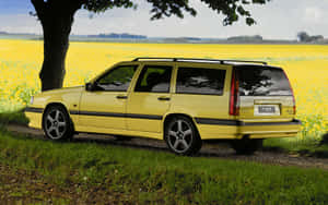 Caption: Vintage Volvo 850 In Pristine Condition Wallpaper