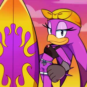 Caption: Wave The Swallow Posing In Style Wallpaper