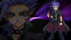 Caption: Yu-gi-oh Yuto In Action Wallpaper