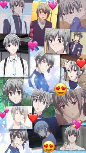 Caption: Yuki Sohma: The Elegant Rat Of Fruits Basket Wallpaper