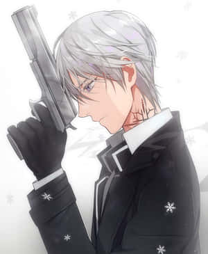 Caption: Zero Kiryu - A Stoic Vampire Hunter Wallpaper