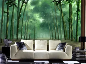 Captivating 3d Forest Landscape Wallpaper