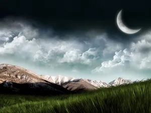 Captivating 3d Landscape Illustration Wallpaper