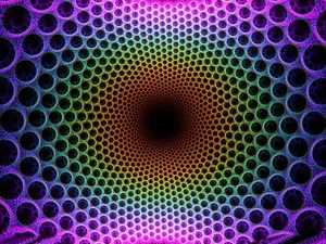 Captivating 3d Optical Illusion Art Wallpaper