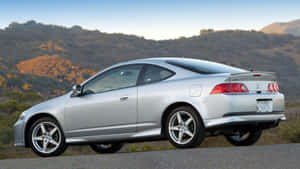 Captivating Acura Rsx Type-s In Action Wallpaper