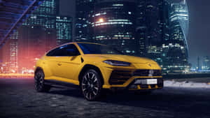 Captivating Agility Meets Dynamic Prowess: The Lamborghini Urus Wallpaper